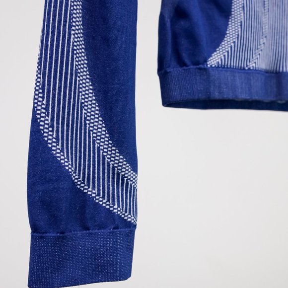 Kith x MISBHV Blue Active Long Sleeve Crop Top - Picture 6 of 9